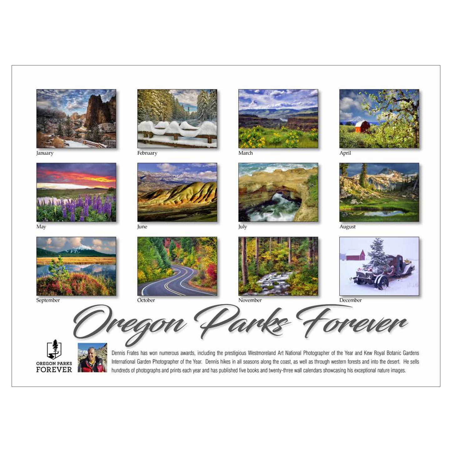 2026 Oregon Parks Forever Calendar