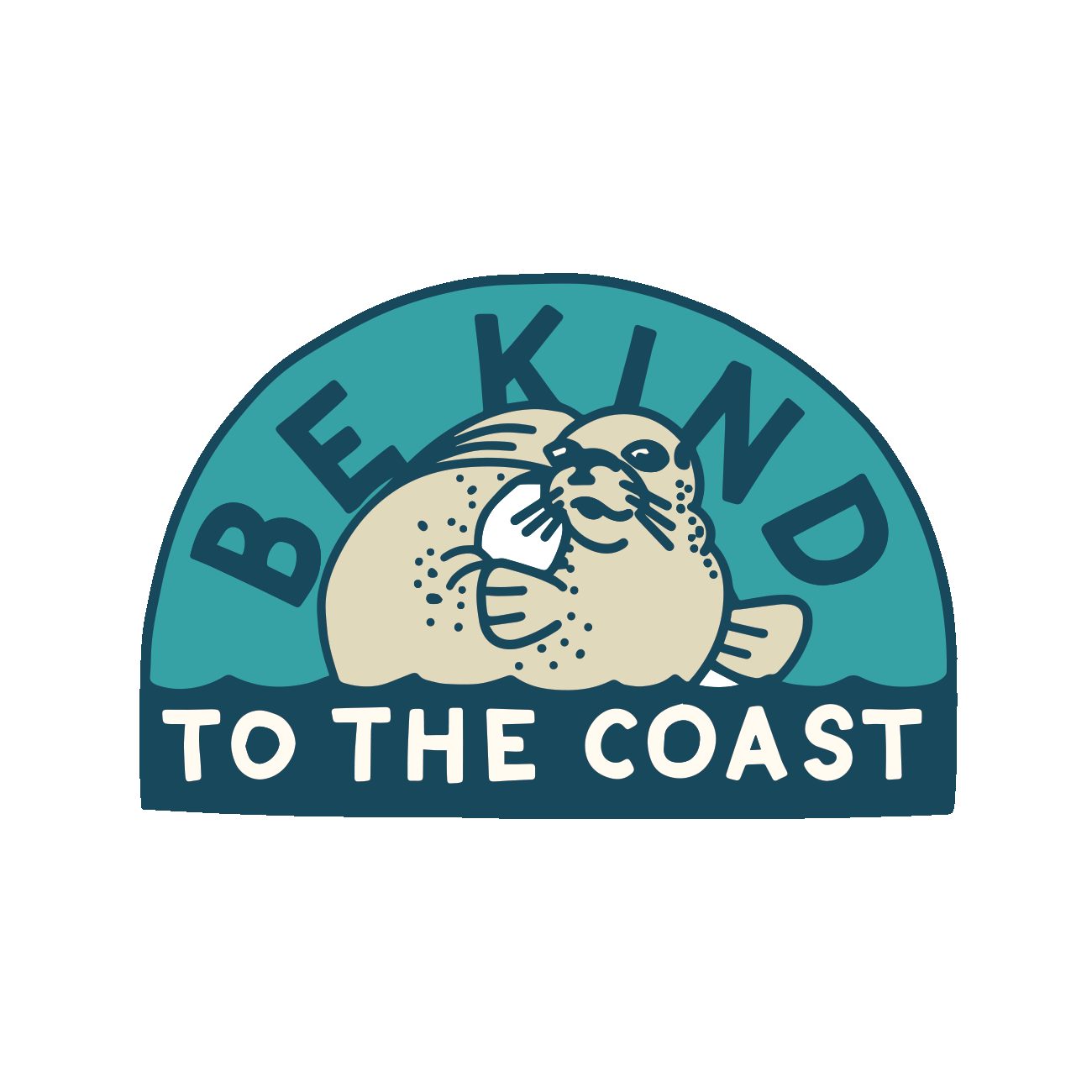 Be Kind to the Coast -Seal 2.5" Patch