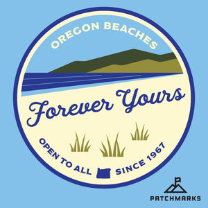 Oregon Beach "Forever Yours" Sticker