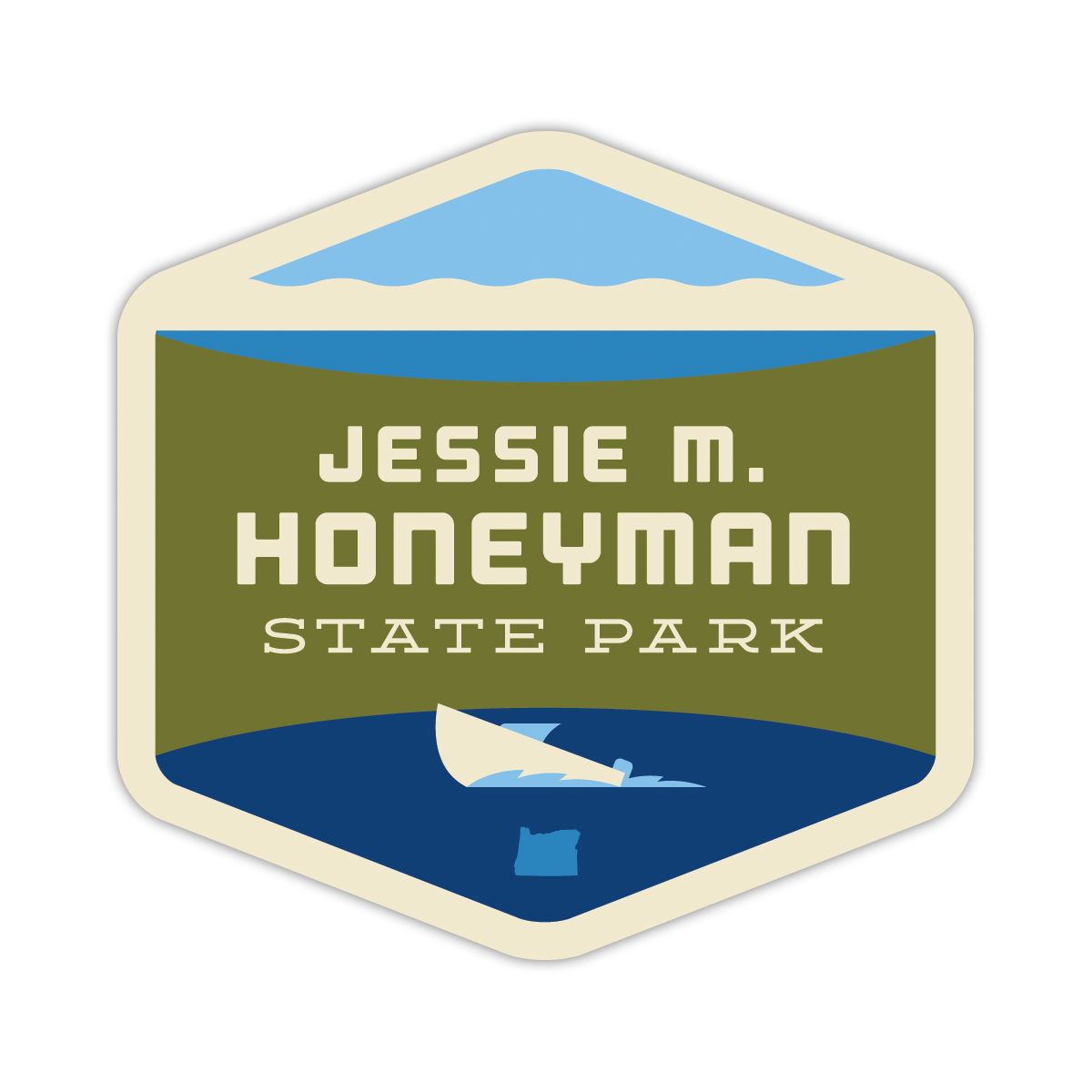 Jessie M. Honeyman State Park Sticker