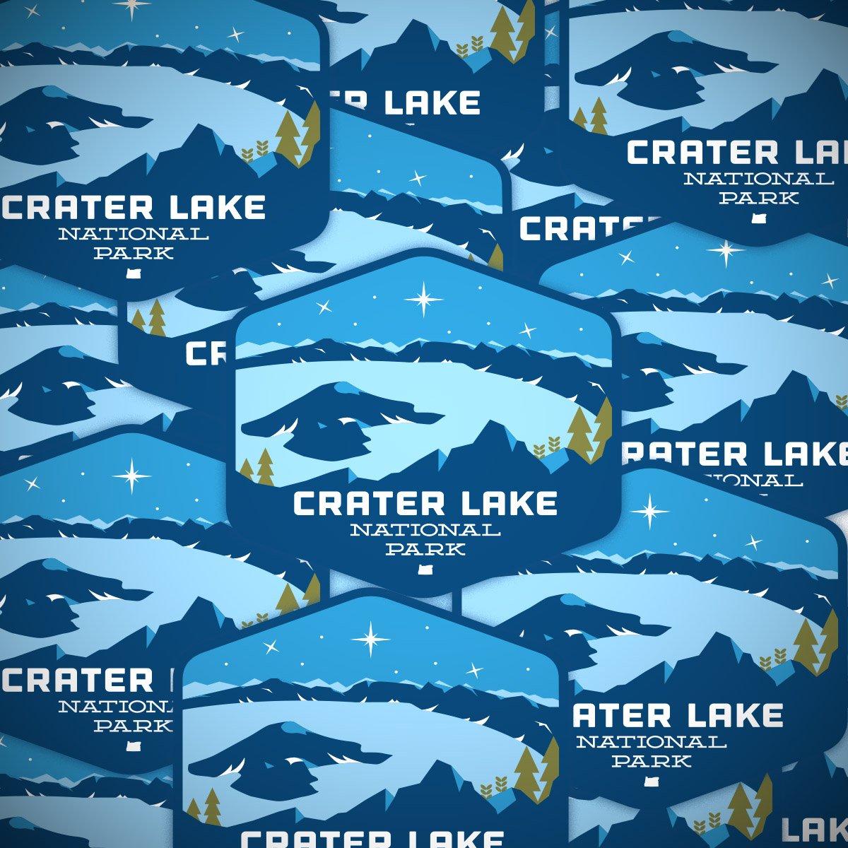 Crater Lake National Park Sticker