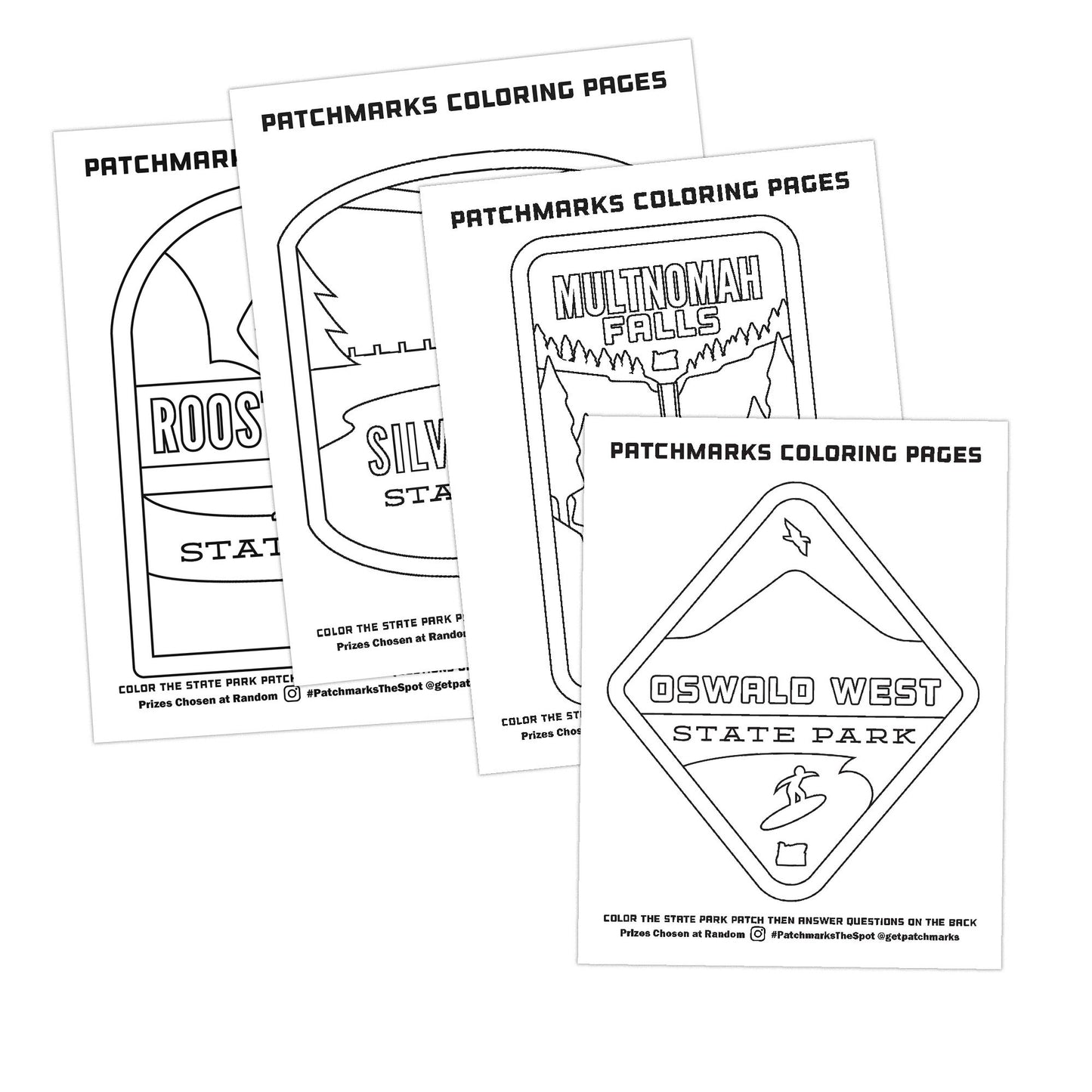 Oregon Parks Coloring Pages (Free Printable Download)