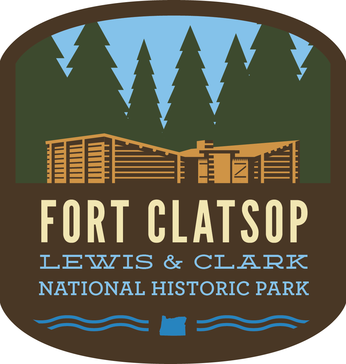 Fort Clatsop at Lewis & Clark NH Park Sticker
