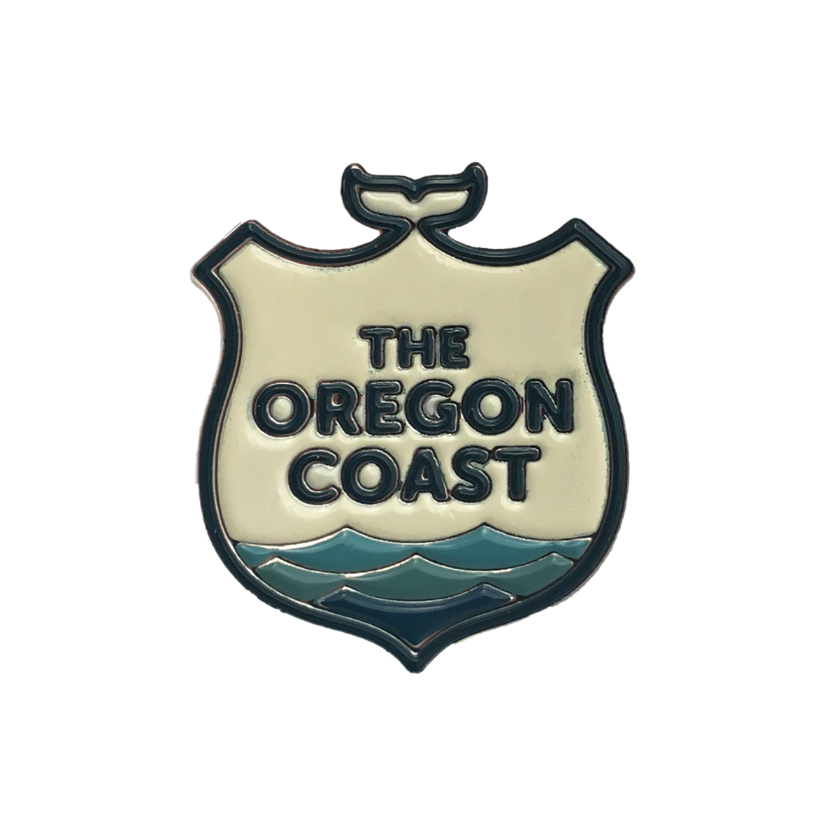 Official Oregon Coast Logo Enamel Pin