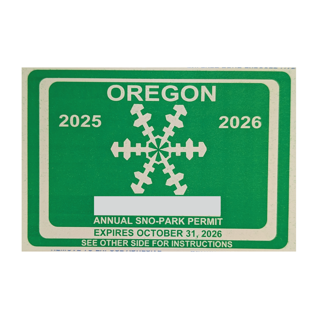 Oregon Sno-Park Permit - Oregon Parks Forever