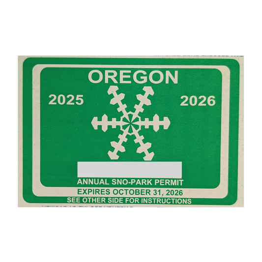 Oregon Sno-Park Permit