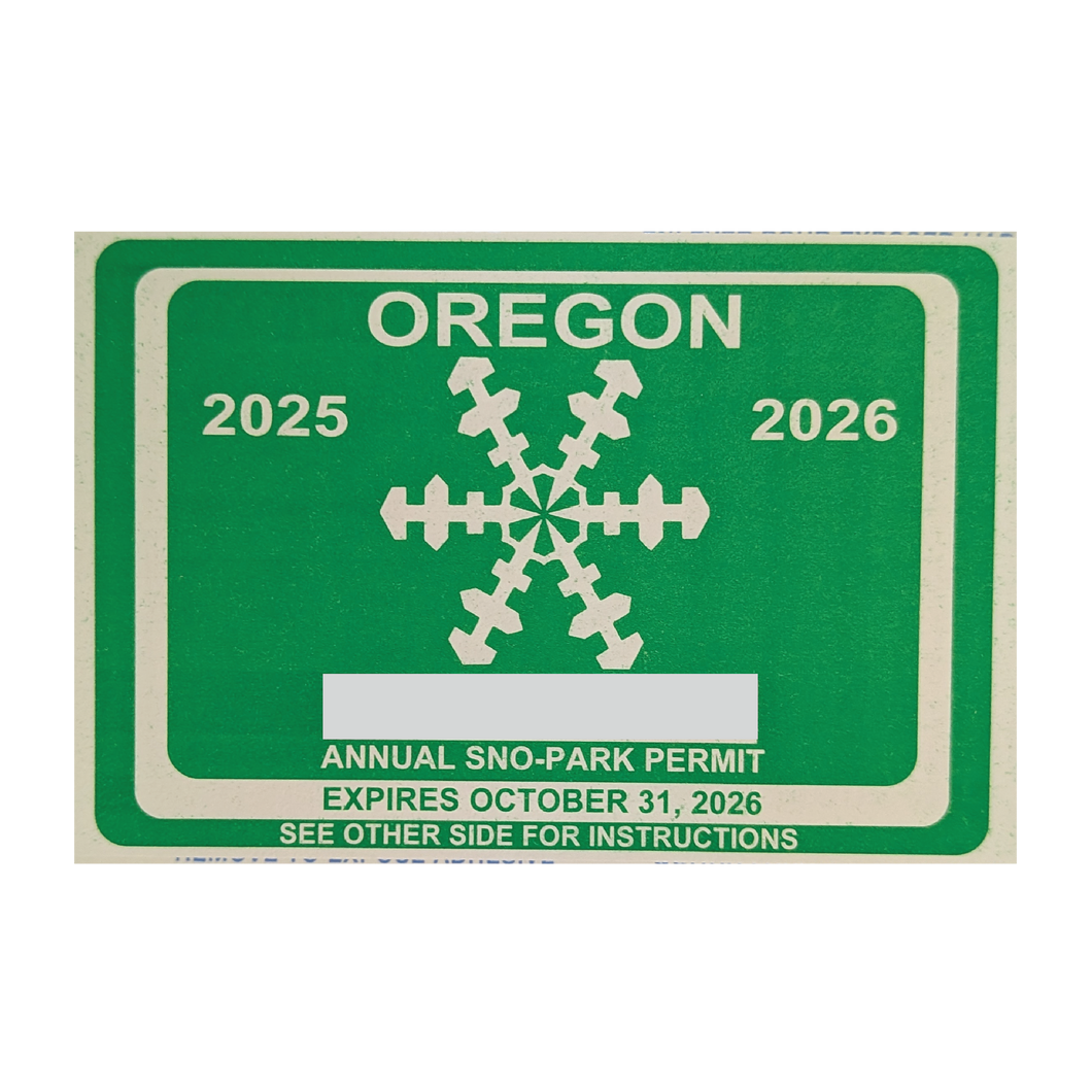 Oregon Sno-Park Permit