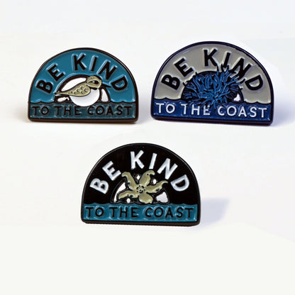 Be Kind to the Coast Pin