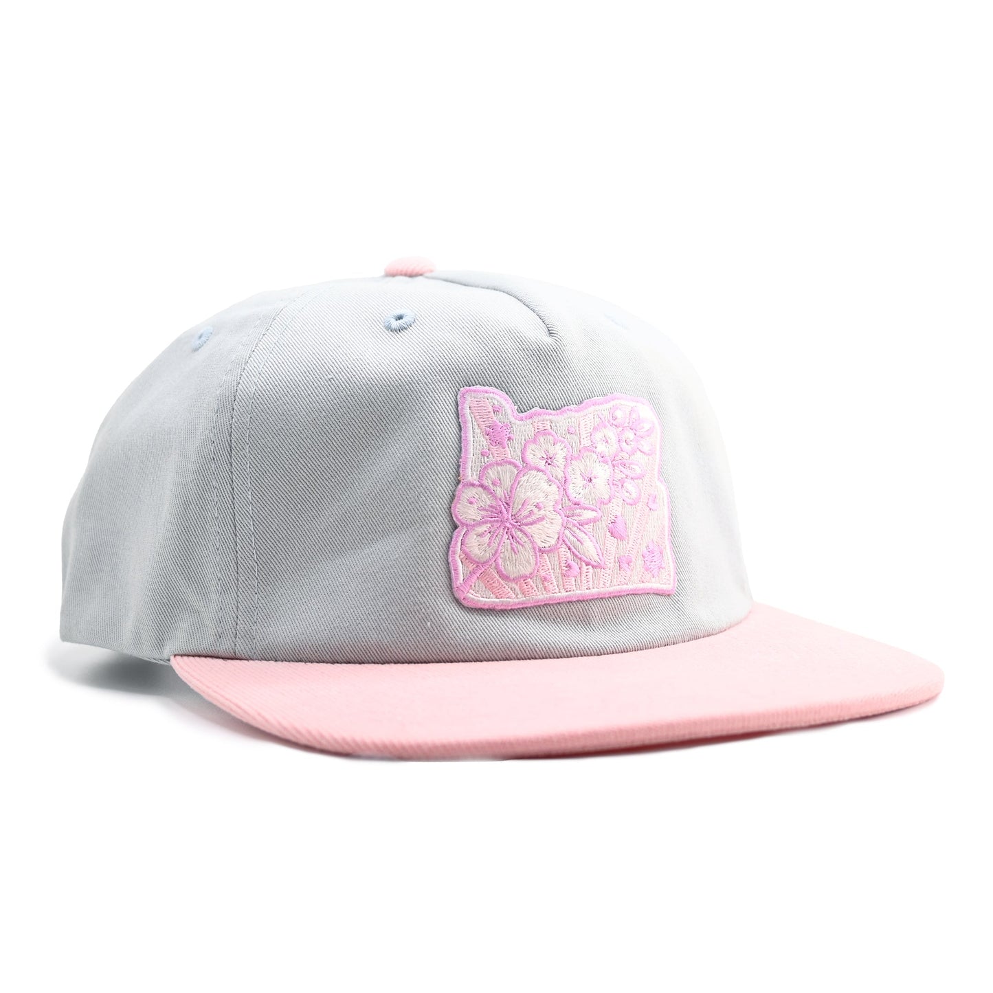 Cherry Blossom Two-Tone Snapback Hat
