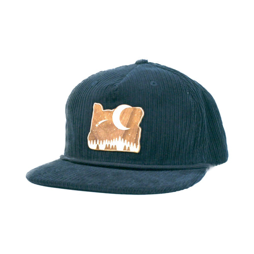 Dark Sky - Wood Patch Cord Hat