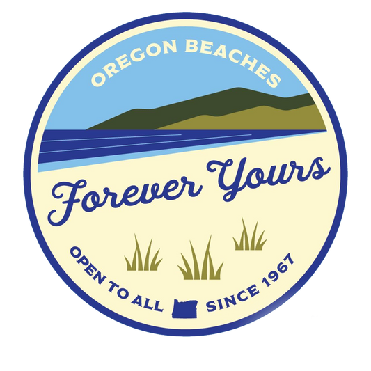 Oregon Beach "Forever Yours" 3.5" Sticker