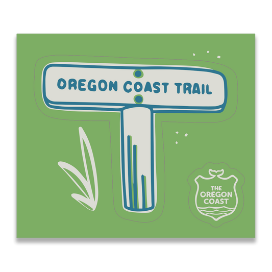 Coastal Icon Sticker - Wood Trail Sign