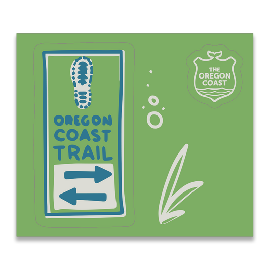 Coastal Icon Sticker - Trail Sign