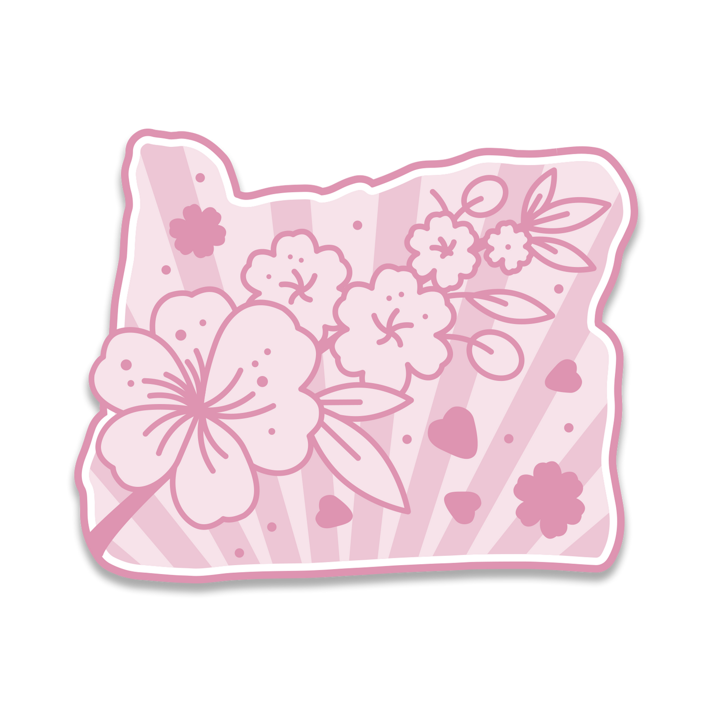 *NEW* Cherry Blossoms - 3.5" Vinyl Sticker