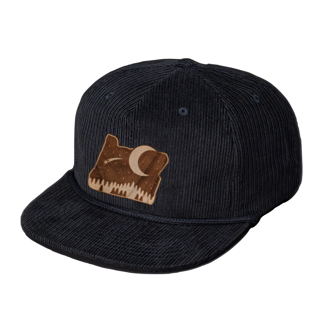 Wood Patch - Dark Sky Cord Hat
