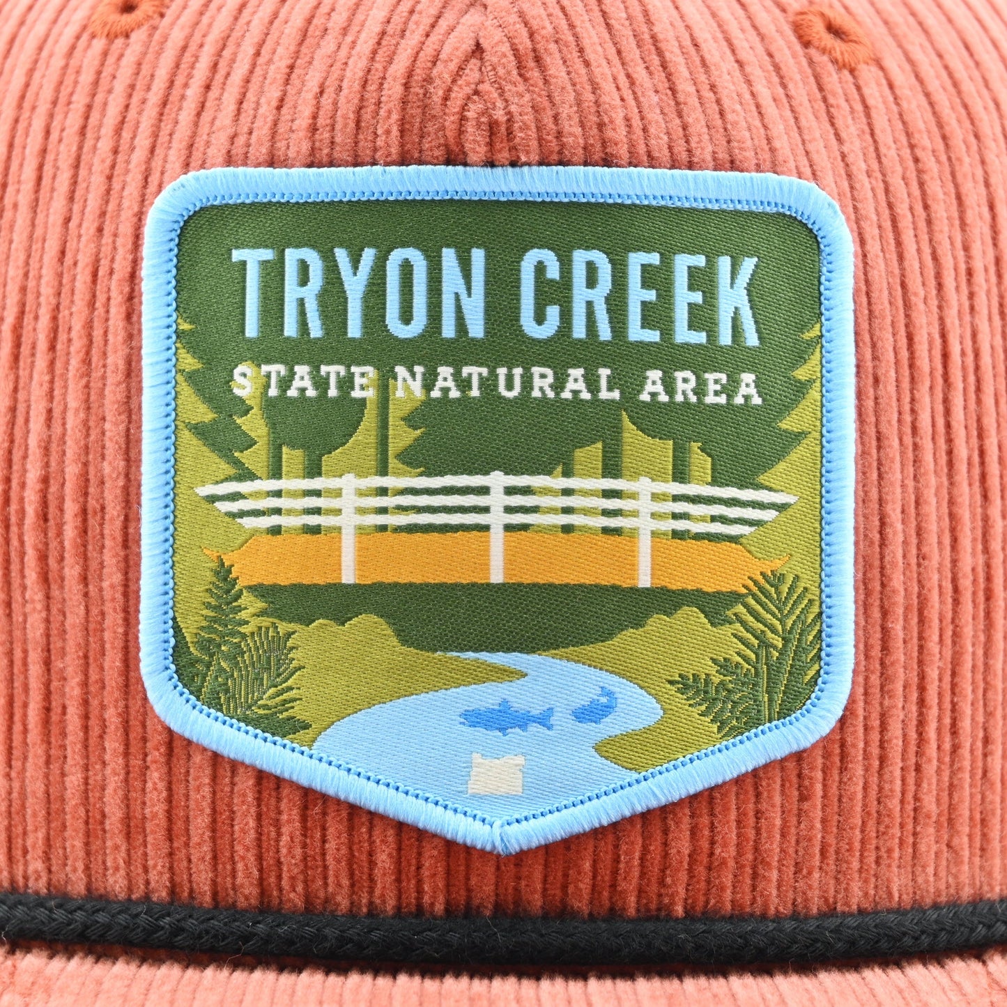 Tryon Creek Bridge Corduroy Hat
