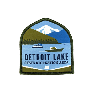 Detroit Lake 2.5" Woven Patch - Iron-on