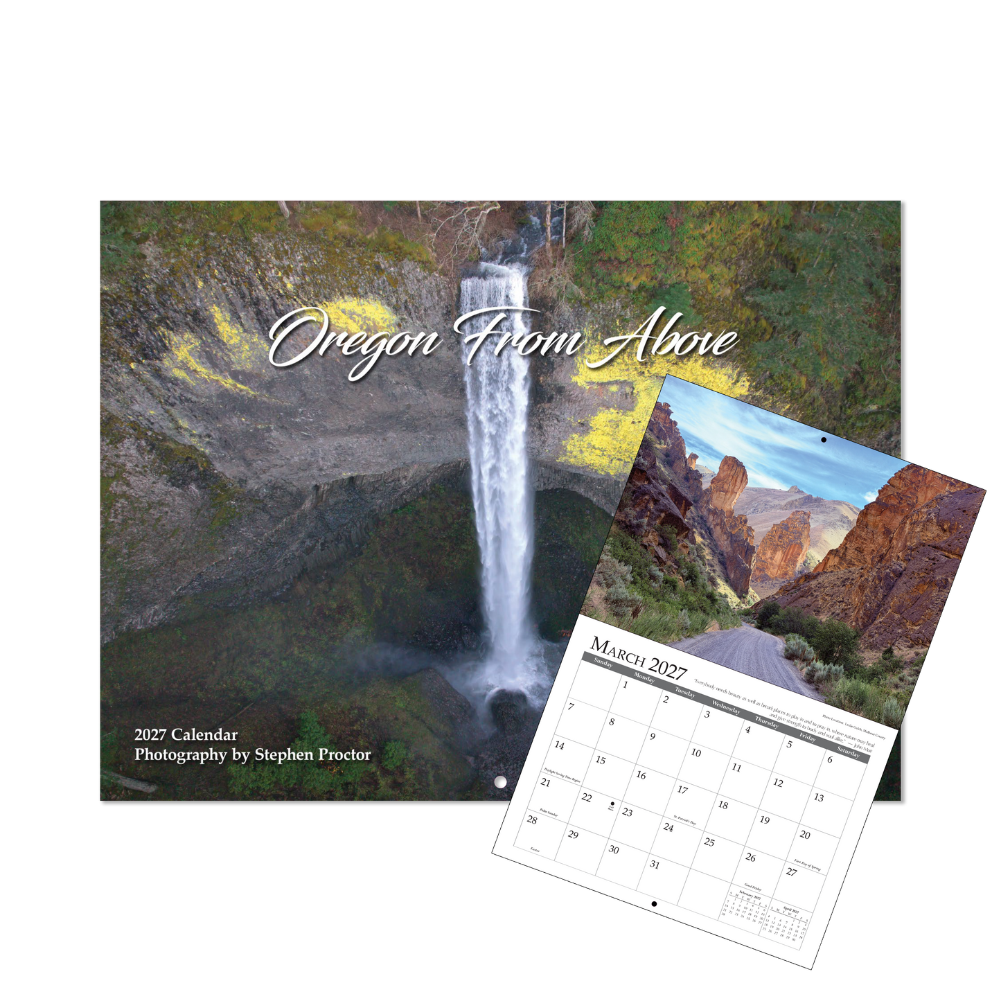 2027 Oregon Parks Forever Calendar