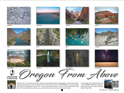 2027 Oregon Parks Forever Calendar