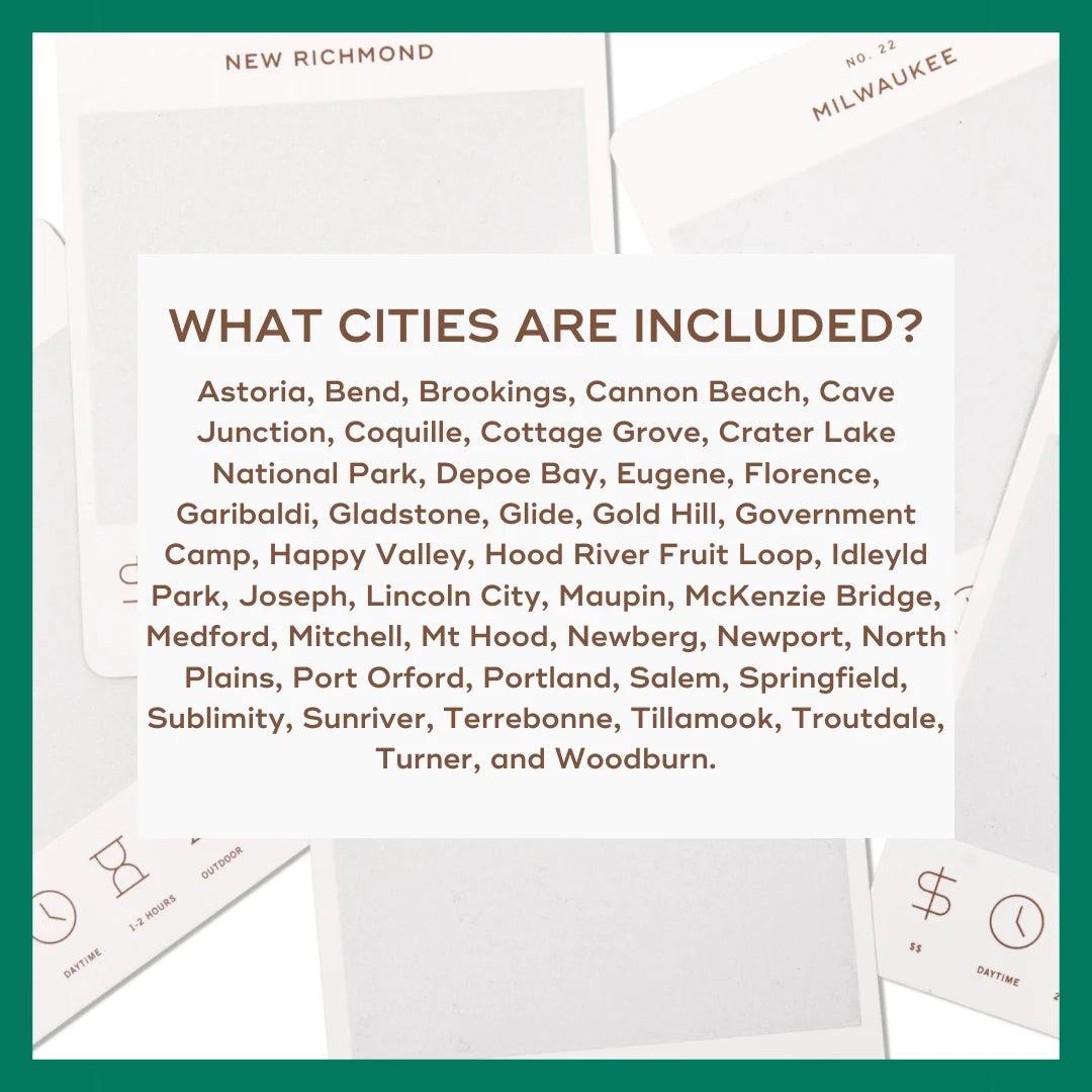 Oregon Adventure Bucket List