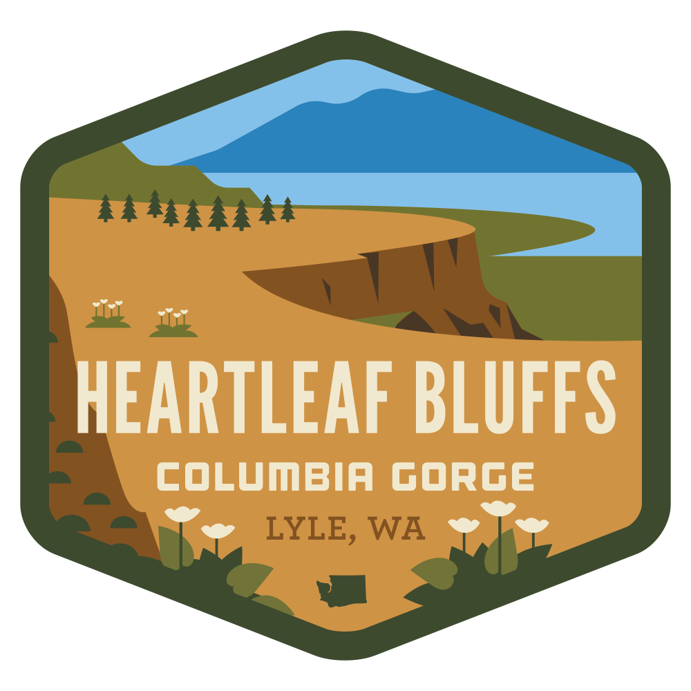 Heartleaf Bluffs 3.25" Sticker (NEW!)