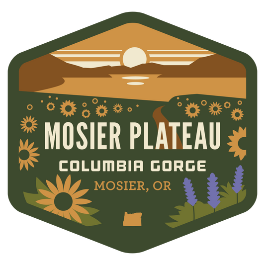 Mosier Plateau 3.25" Sticker (NEW!)