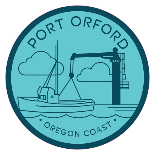 Port Orford 3.25" Sticker