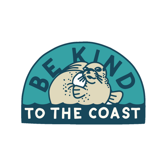 Be Kind to the Coast -Seal 3.5" Sticker