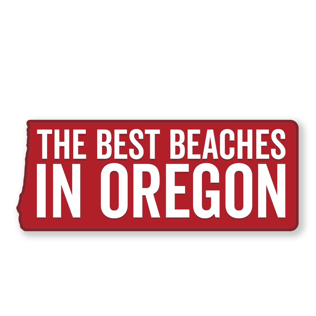 The Best Beaches in Oregon - Sticker
