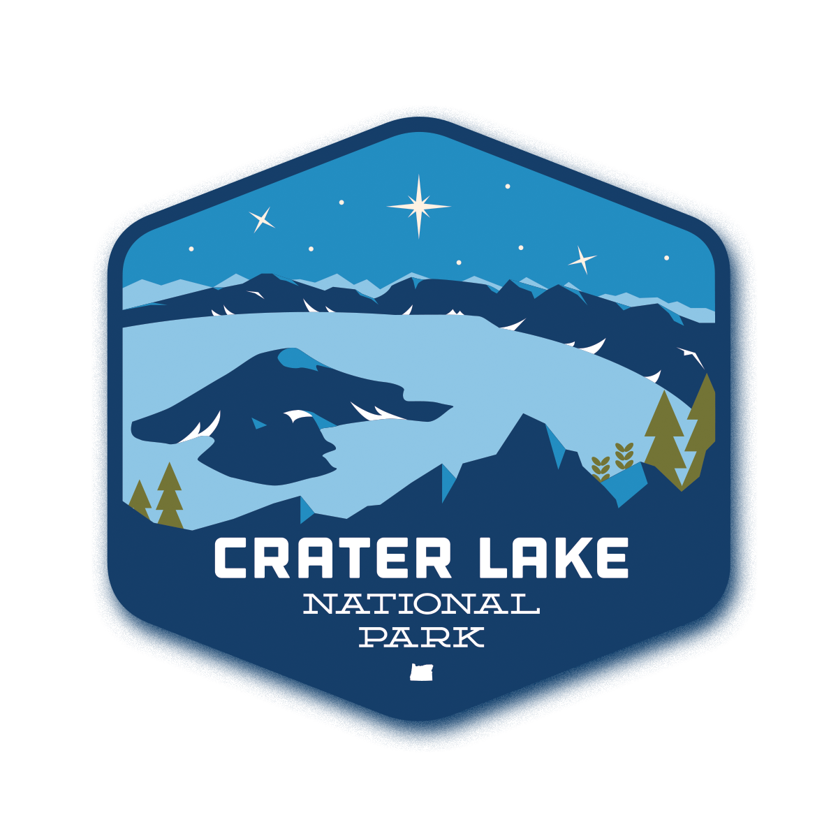 Crater Lake National Park Sticker