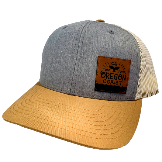 Oregon Coast Whale's Tail Trucker Hat