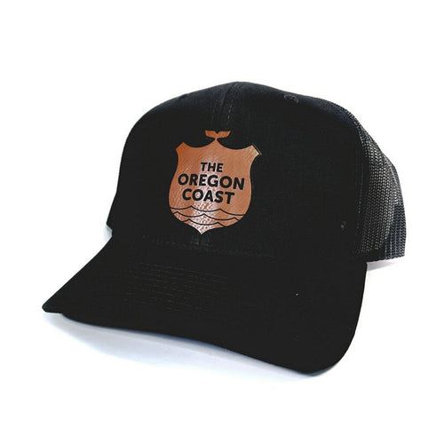 Oregon Coast Logo Hat - Leather Patch