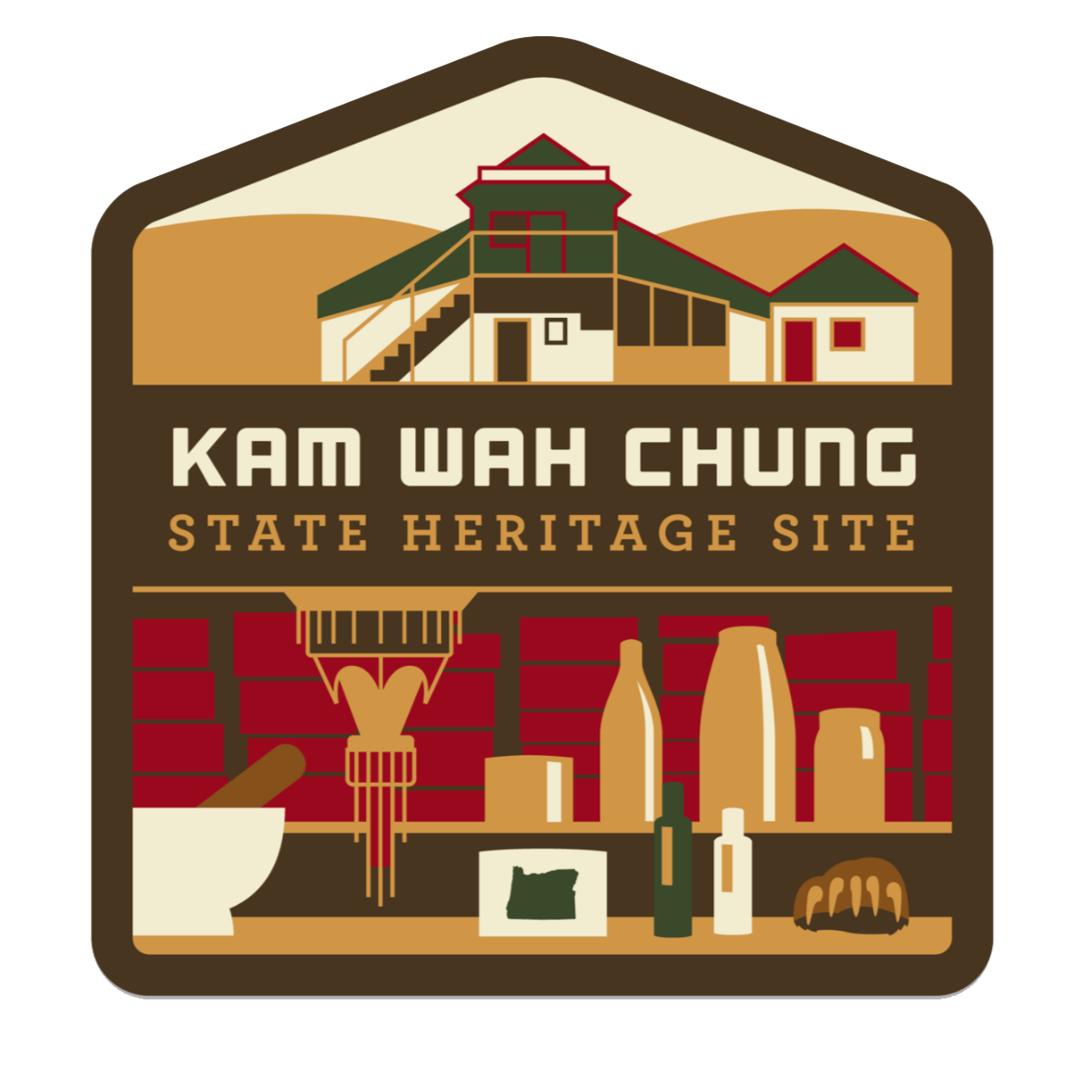 Kam Wah Chung State Heritage Site Sticker
