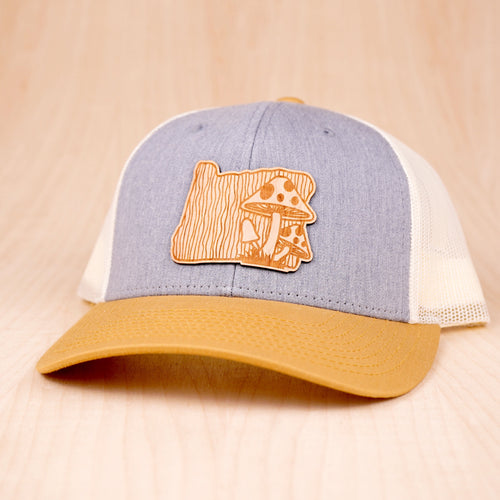 Mushrooms Wood Patch - Trucker Hat