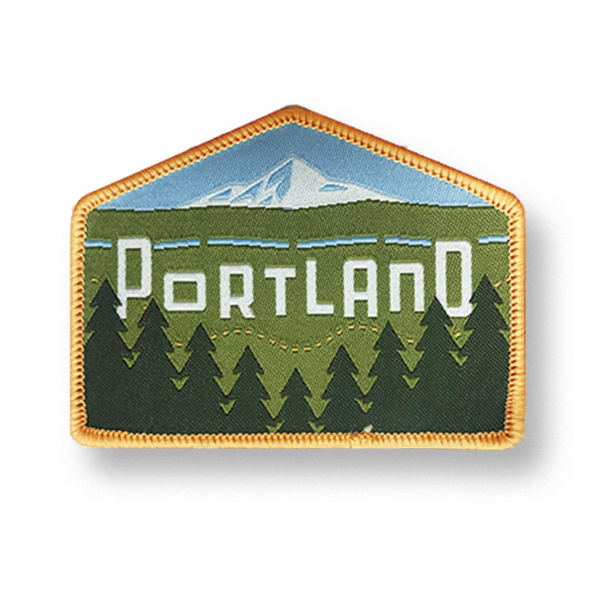 Portland Skyline "East" Iron-on Patch