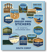 Oregon Parks Regional Sticker Packs