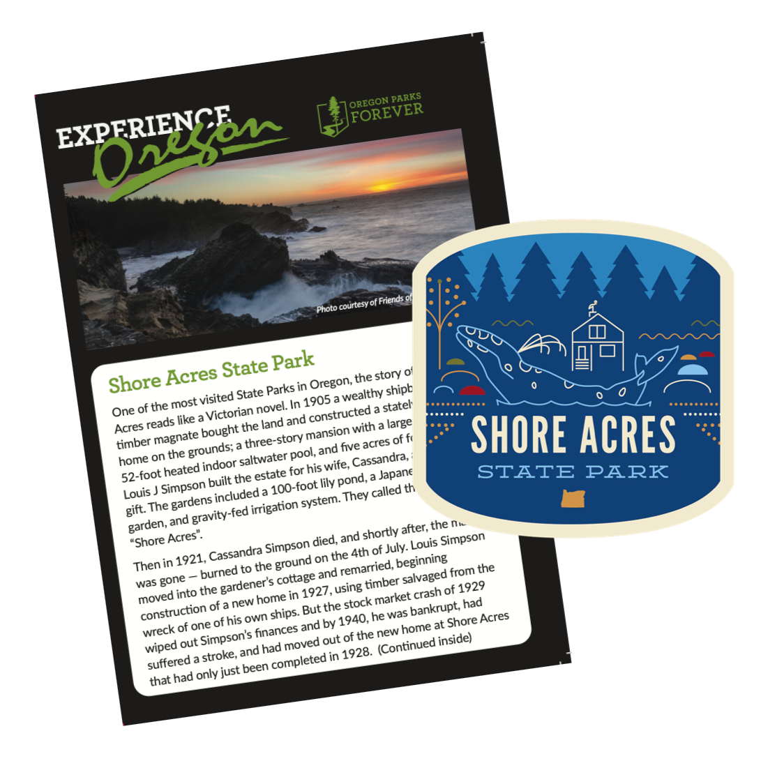 Experience Card & 4" Sticker - Shore Acres