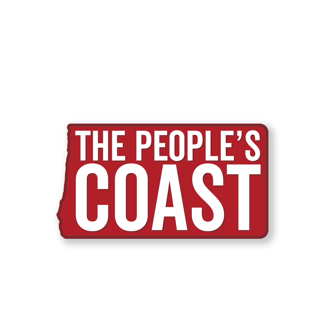 The People's Coast, Weatherproof Sticker