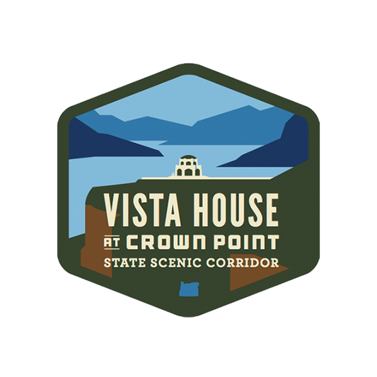 Vista House at Crown Point Vinyl Sticker