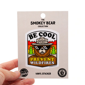 Smokey Bear - Be Cool Sticker