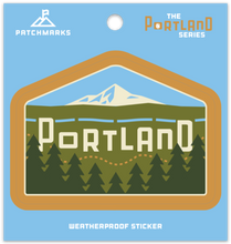 Portland Skyline "East" Weatherproof Vinyl Sticker