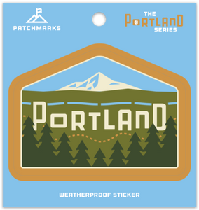 Portland Skyline "East" Weatherproof Vinyl Sticker