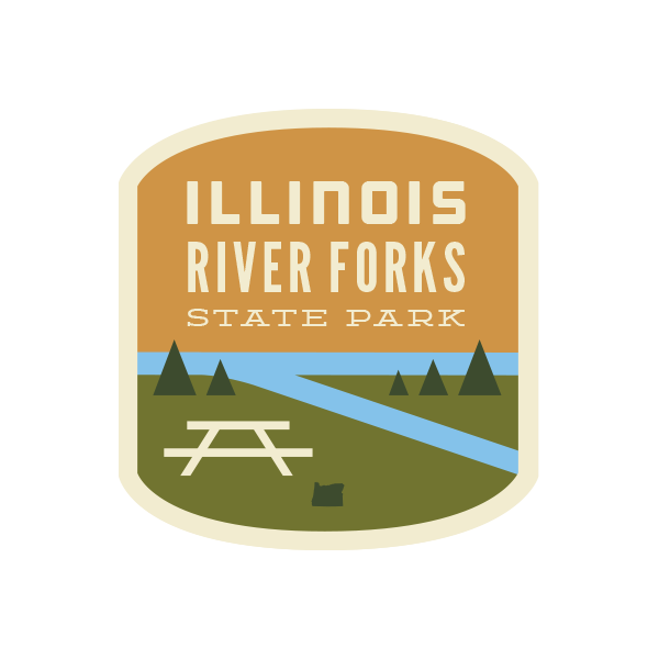 Illinois River Forks State Park Sticker