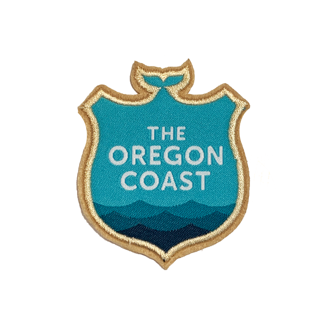Official Oregon Coast Logo Iron-on Patch