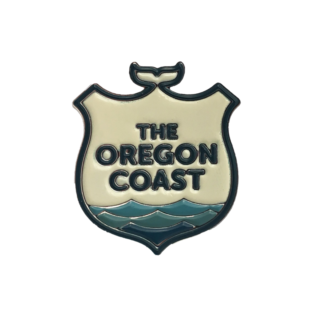 Official Oregon Coast Logo Enamel Pin