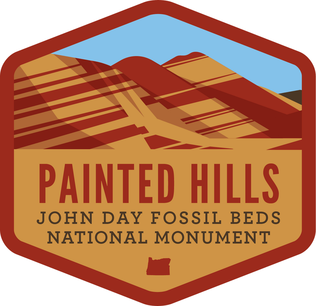 The Painted Hills at John Day Fossil Beds - Sticker