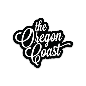The Oregon Coast - Script Sticker