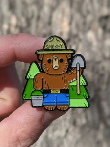 Smokey Bear - Only You Enamel Pin